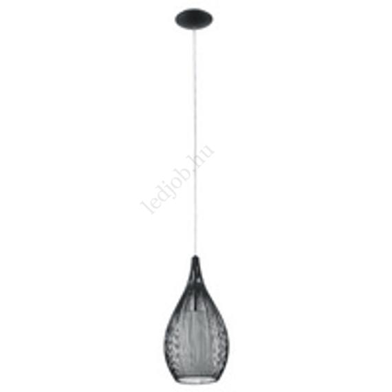 Razoni függeszték E27, 1x60W, fekete 