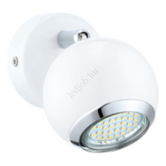 Bimeda LED spot lámpa 1xGU10, 2,5W, fehér / króm, acél, átmérő:7cm, fali EGLO 31001